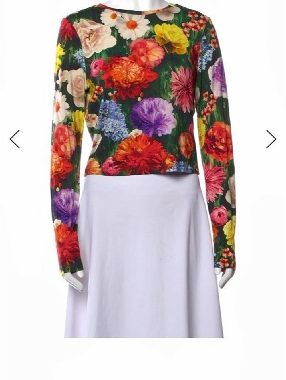 Alice & Olivia floral long sleeve